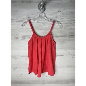Universal Thread Tank Top Womens XS Pink Braided Strap‎ Gauze Cotton Cami